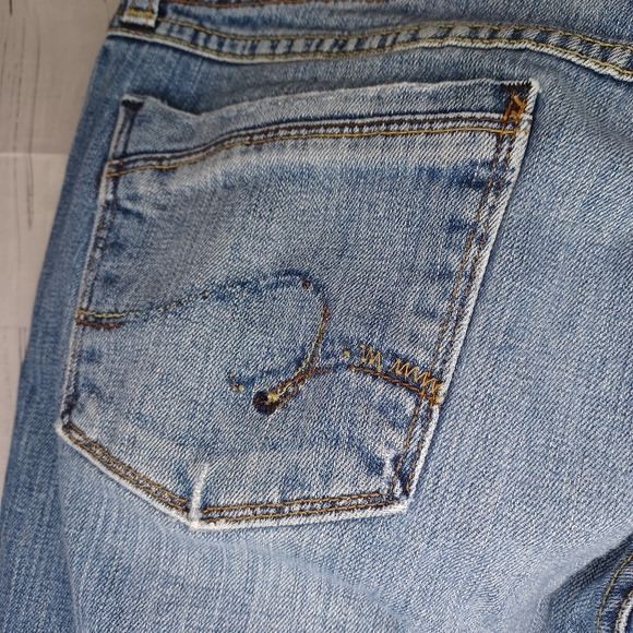 Lucky Brand Dungarees Wondering Scarlett Calassic Blue Denim Jeans - Picture 11 of 14